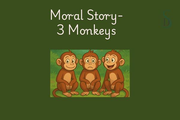 Short Moral Stories- 3 Monkeys