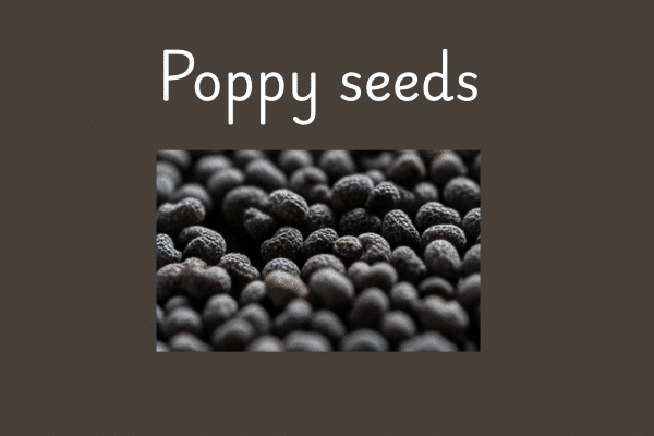 Fun Facts About Edible Seeds: Poppy Seeds Can Confuse a Test