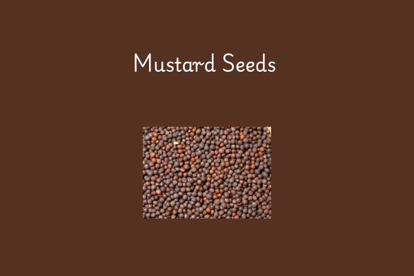 Mustard seeds in telugu called avalu