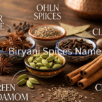 Biryani spices names in telugu and english