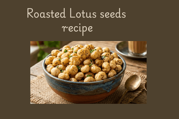 Simple Lotus Seeds Recipe